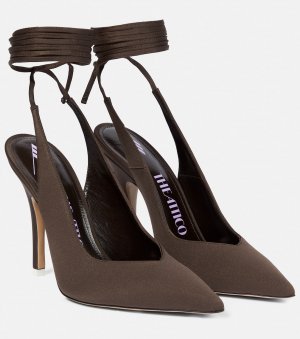 Ламинированные туфли Venus на шнуровке , коричневый The Attico