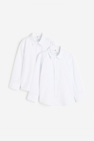 Две пары школьных рубашек, которые легко гладить H&M