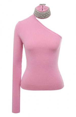 Шерстяной пуловер Giuseppe di Morabito. Цвет: розовый