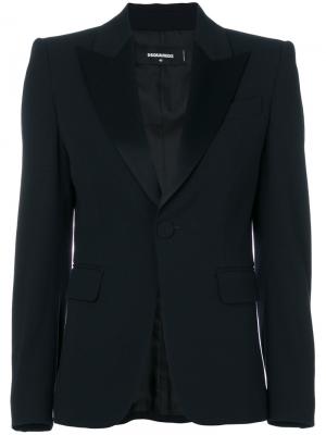 Классический пиджак Dsquared2. Цвет: чёрный