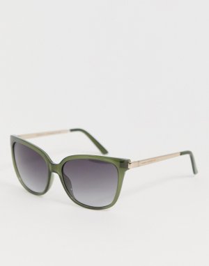 Зеленые квадратные солнцезащитные очки -Зеленый French Connection
