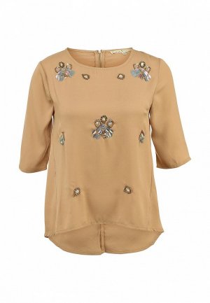 Блуза Uttam Boutique. Цвет: коричневый