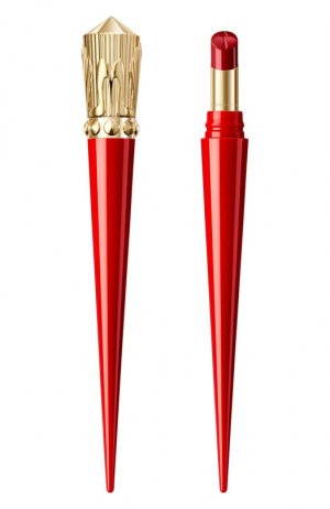 Помада-блеск для губ Rouge Stiletto Glossy Shine, оттенок Red Walk 146S (2g) Christian Louboutin. Цвет: бесцветный