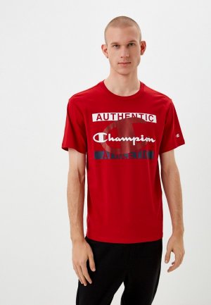 Футболка Champion LEGACY GRAPHIC SHOP AUTHENTIC Crewneck T-Shirt. Цвет: красный