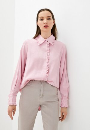 Блуза Selected Femme. Цвет: розовый