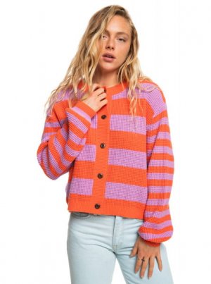 Кардиган From Paradise QUIKSILVER. Цвет: guava small stripe f