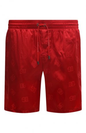 Плавки-шорты Dolce & Gabbana. Цвет: красный