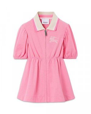 Платье-рубашка-поло Alesea EKD Pique для девочек — малышей, маленьких детей , цвет Pink Burberry