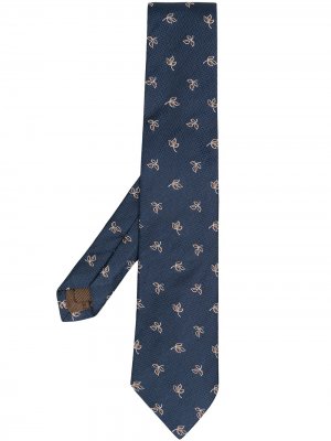 Churchs галстук с вышивкой Church's. Цвет: синий