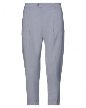 Укороченные брюки EXTE. Цвет: серый