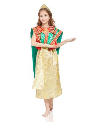 Костюм таиландской принцессы La Mascarade. Цвет: зеленый, золотистый, красный