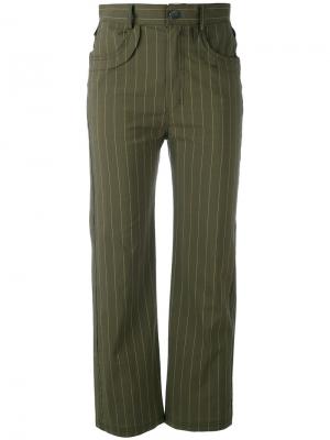 Укороченные брюки Posy Damir Doma. Цвет: зелёный