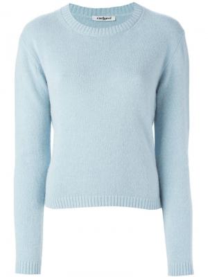 Укороченный свитер Cacharel. Цвет: синий