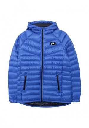 Куртка утепленная Nike B NSW JKT GUILD 550 HD. Цвет: синий
