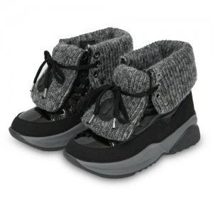 Ботинки , демисезон/зима, водонепроницаемые, размер 36, черный Jog Dog. Цвет: черный