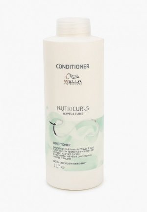 Бальзам для волос Wella Professionals NUTRICURLS облегчения расчесывания PROFESSIONALS, 1000 мл. Цвет: белый