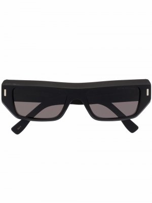 Солнцезащитные очки в прямоугольной оправе Cutler & Gross. Цвет: черный