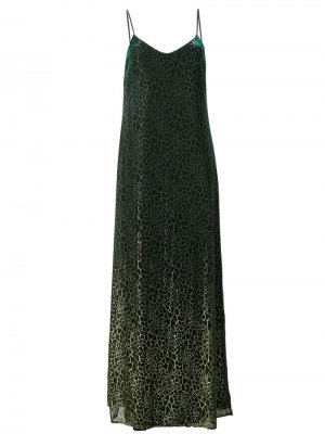 Вечернее платье с принтом Ultràchic. Цвет: зеленый