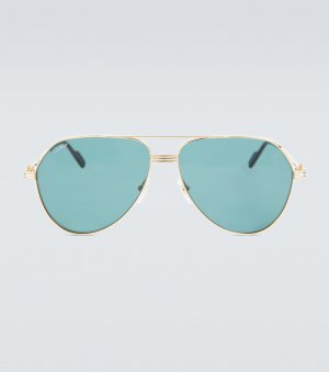 Солнцезащитные очки-авиаторы , синий Cartier