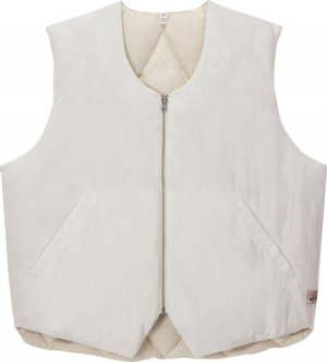 Жилет Reversible Quilted Vest 'Cream', кремовый Stussy