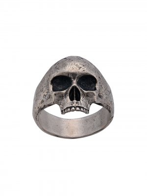 Кольцо Skull John Varvatos. Цвет: серебристый