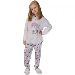 Пижама для девочки 10 лет Giotto. Цвет: фиолетовый