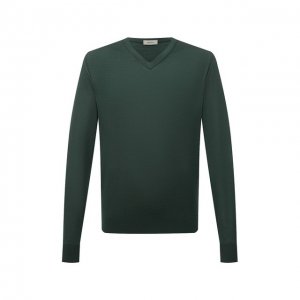 Шерстяной пуловер Z Zegna. Цвет: зелёный