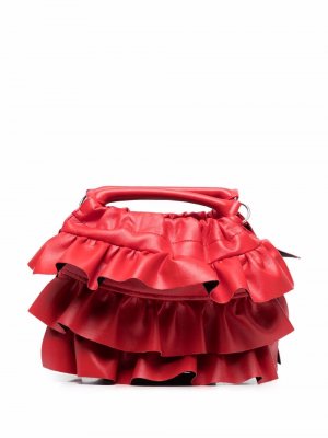 Small ruffled tote bag Comme Des Garçons Girl. Цвет: красный