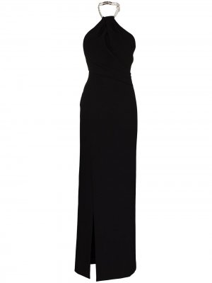 Вечернее платье Danette с вырезом халтер Solace London. Цвет: черный