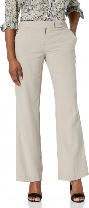 Женские брюки Lux классического кроя для миниатюрных размеров , хаки Calvin Klein