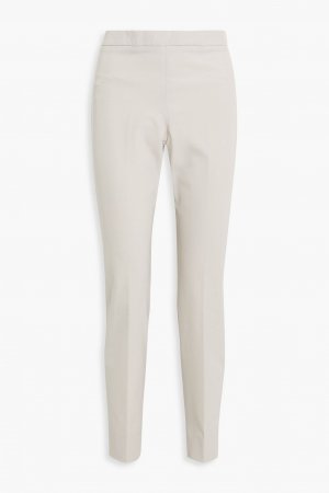 Зауженные брюки из эластичного твила FABIANA FILIPPI, серый Filippi