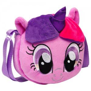 Сумочка детская плюшевая Искорка My Little Pony Hasbro. Цвет: розовый/фиолетовый