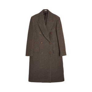 Пальто Bouclé Wool 'Taupe Grey', загар Acne Studios