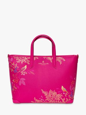 Средняя большая сумка , розовый челси Sara Miller