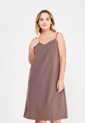 Платье МатильДа. Цвет: коричневый