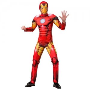 Детский карнавальный костюм «Железный человек», размер 28, рост 110 см Батик. Цвет: красный