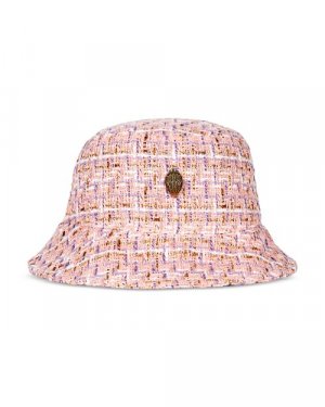 Твидовая шляпа-мешок KURT GEIGER LONDON, цвет Pink London