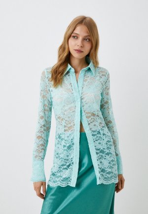 Блуза Ina Vokich. Цвет: бирюзовый