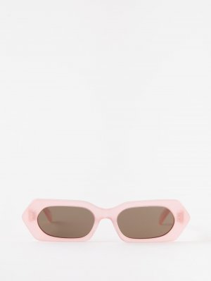 Шестиугольные солнцезащитные очки из ацетата , розовый Celine Eyewear