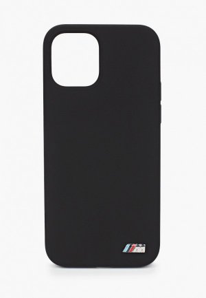 Чехол для iPhone BMW 12/12 Pro (6.1), M-Collection Liquid silicone Black. Цвет: черный