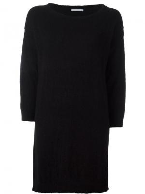 Пуловер с закругленным подолом Noemi Société Anonyme. Цвет: чёрный