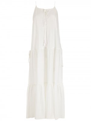 Пляжное платье Lourens Olympiah. Цвет: белый