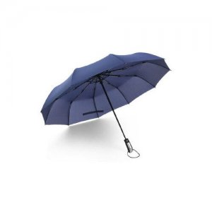 Классический складной темно-синий зонт | Bruno design zontcenter. Цвет: синий