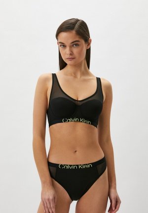Бюстгальтер Calvin Klein Underwear LGHT LINED BRALETTE. Цвет: черный