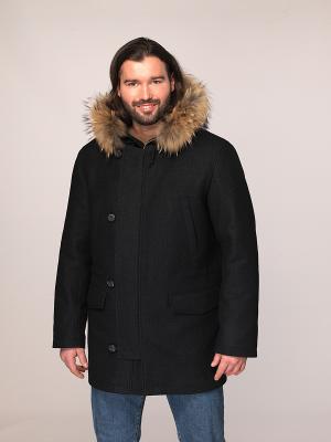 Укороченное пальто Paxton. Цвет: темно-серый