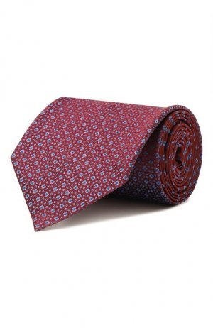 Шелковый галстук Stefano Ricci. Цвет: бордовый