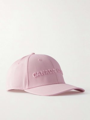 Бейсболка из холщовой ткани с вышитым логотипом CANADA GOOSE, розовый Goose
