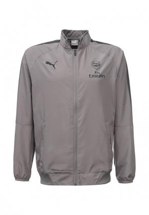 Олимпийка PUMA AFC Casuals Woven Jacket. Цвет: серый