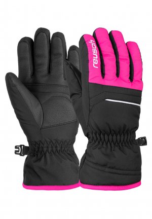 Перчатки Alan Junior , цвет black pink glo Reusch