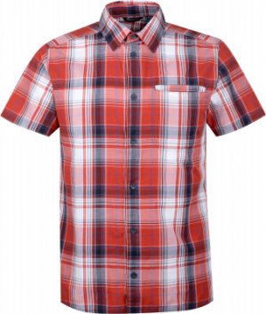 Рубашка с коротким рукавом мужская, размер 54 Outventure. Цвет: красный